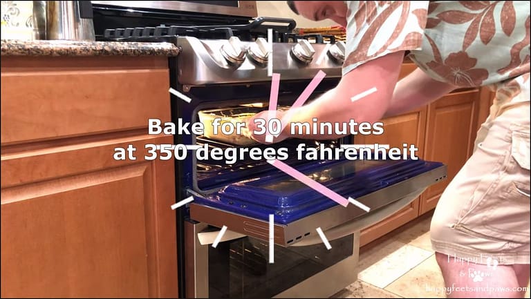 placing shepherds pie in the oven