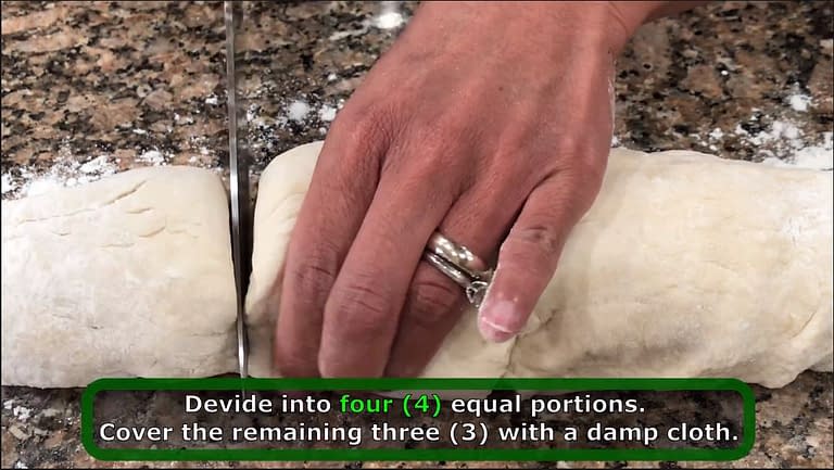 cutting dough for pelmeni recipe
